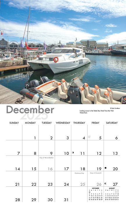 2025 Cape Town Calendar