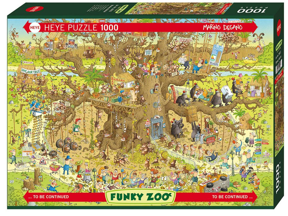 Monkey Habitat 1000 piece puzzle 29833