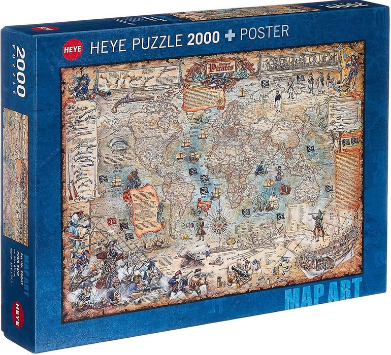 Pirate World 2000 Piece Puzzle