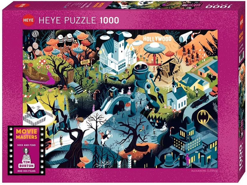 Tim Burton Films 1000 Pieces