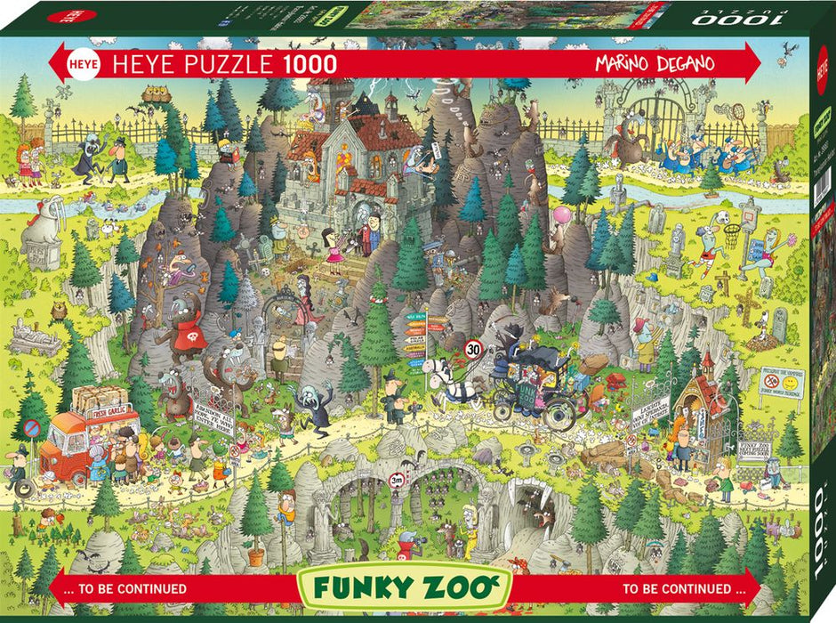 Funky Zoo Transylvanian Habitat 1000 Piece Jigsaw Puzzle