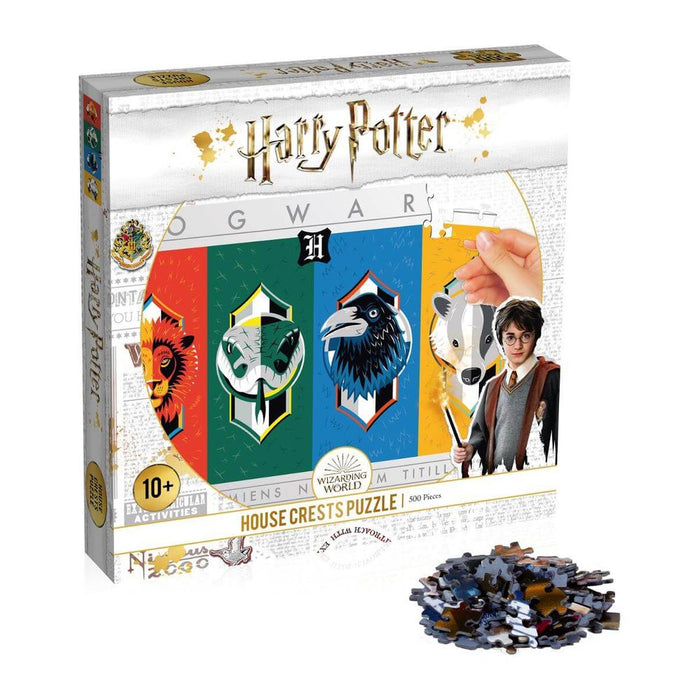 Harry Potter House Crests 500 Piece Jigsaw Puzzle