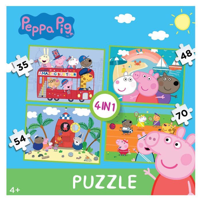 Peppa Pig 4 In 1 Puzzle