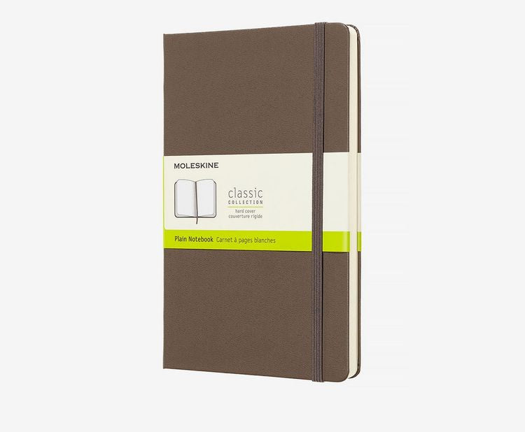 Moleskine Classic Large Earth Brown Plain (Hardcover)