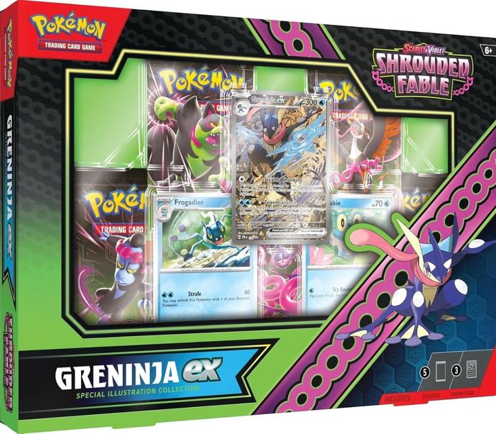 Pokemon Scarlet & Violet 6.5 Shrouded Fable - Greninja Ex Special Collection