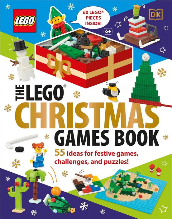 The LEGO Christmas Games Book: 55 Festive Brainteasers, Games, Challenges And Puzzles (Hardcover)