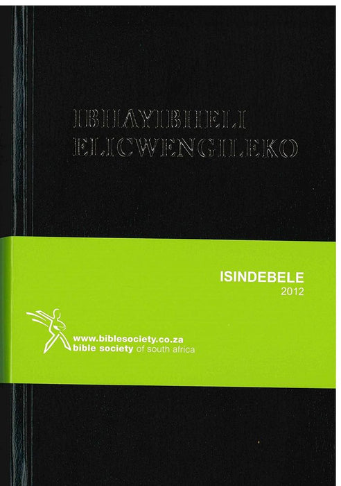 Bible isiNdebele 2012 black hardcover, red-edged