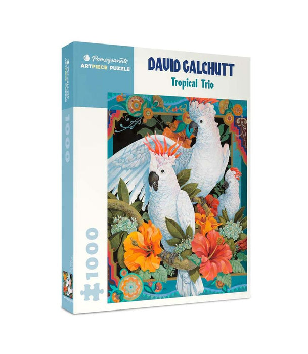 Pomegranate David Galchutt: Tropical Trio 1000-Piece Jigsaw Puzzle