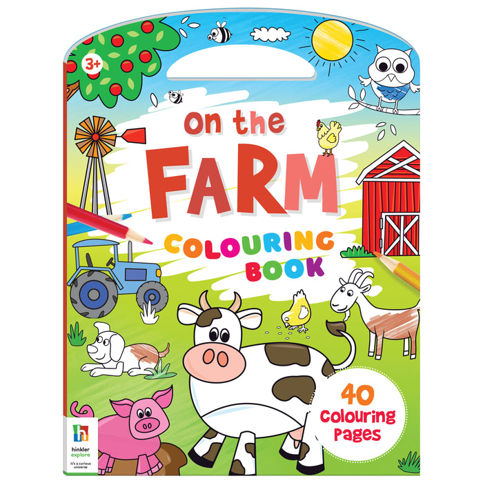 On The Farm Colouring Book