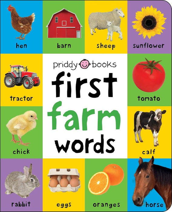 First 100 Padded: First Farm Words (Board Book)