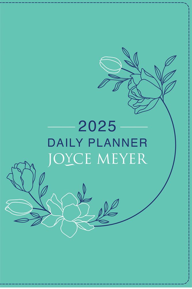 2025 Joyce Meyer Diary Daily Planner Teal (Imitation Leather