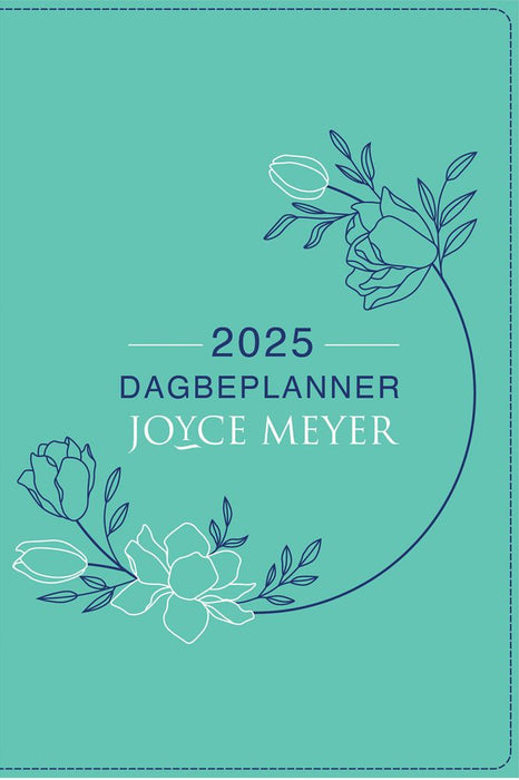 2025 Joyce Meyer Dagboek - Dagbeplanner Blougroen (Klein Kunsleer)