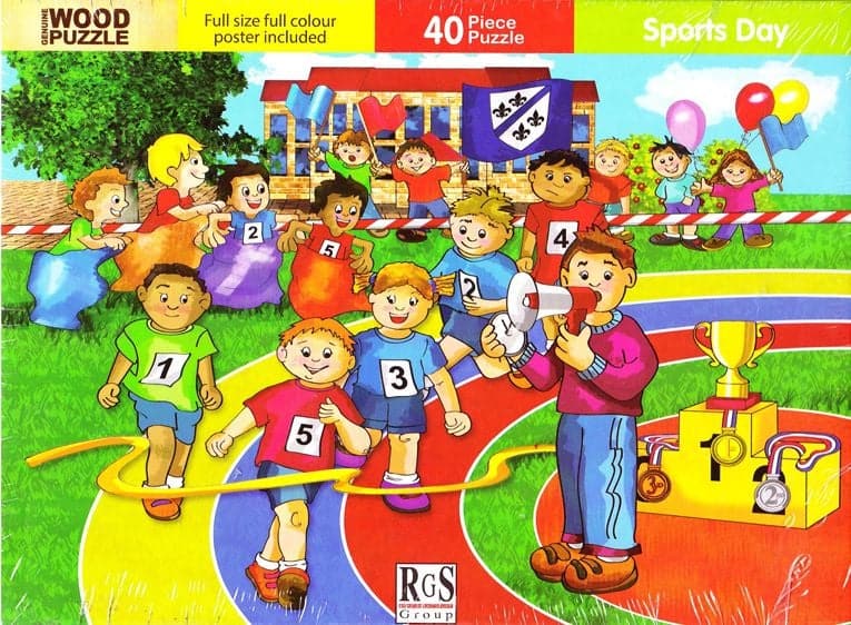 Sports Day Wooden Puzzle