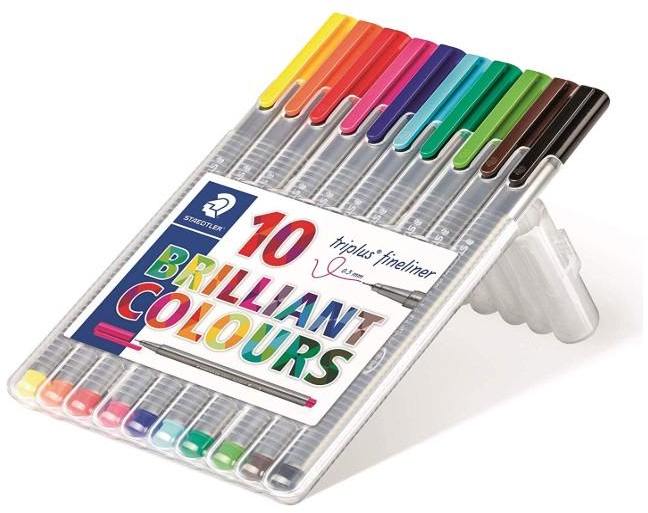 Staedtler Pen Triplus Fineliner 0.3mm Set 10,S