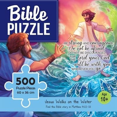 Jesus Walks On The Water Puzzle (500 Piece)