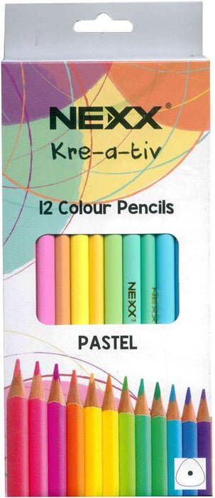 Nexx Pastel Colour Pencils 12's