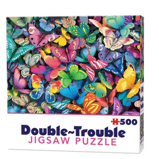 Double Trouble Jigsaw Puzzle 500pc Butterflies