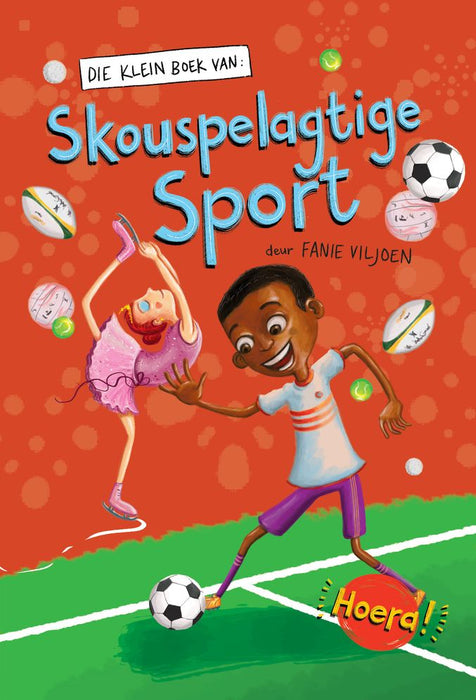 Klein boek van skouspelagtige sport