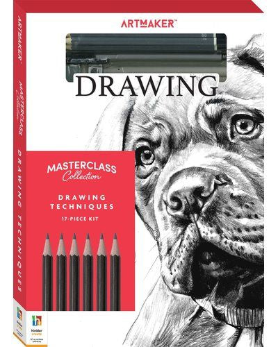 Sketch and Drawing Art Pencil Kit - 17 Piece Set