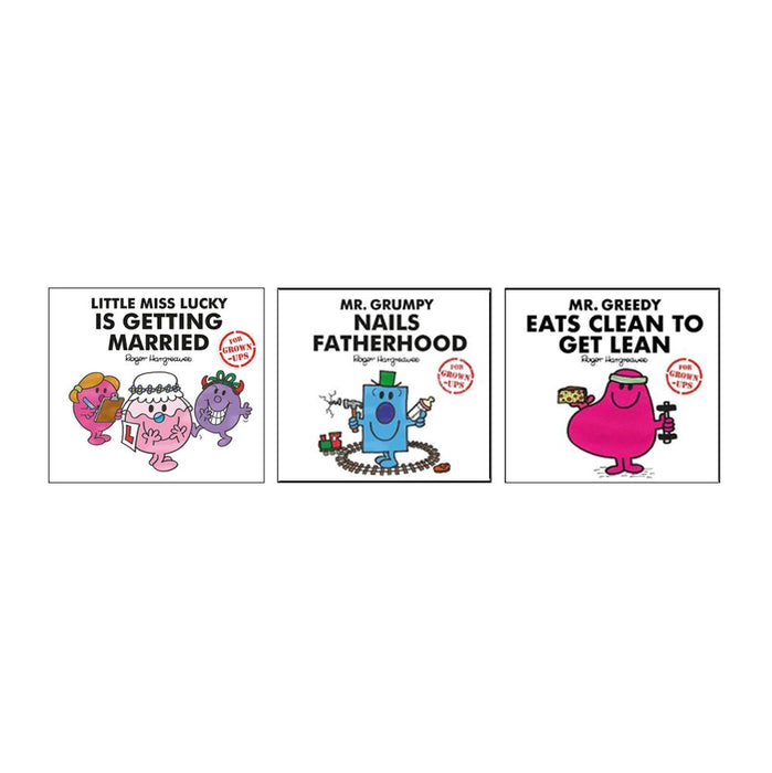 Mr. Men Little Miss (For Grown-Ups) 3-Book Bundle (Hardcover)