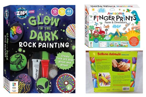 Zap! Extra Glow-in-the-Dark Rock Painting - Craft Kits - Art + Craft -  Children - Hinkler