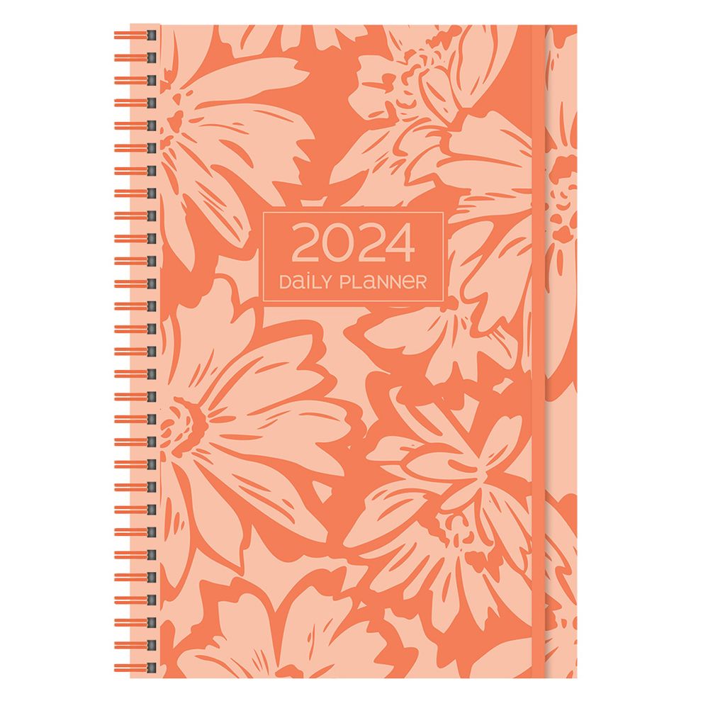 Daily Planner 2024 Beautiful Capable Inspiring (Wirebound)
