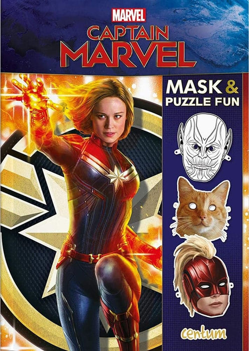 Captain Marvel Mask and Puzzle